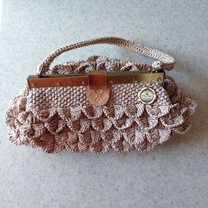 Patricia Nash 10th Anniversary Rattan handbag